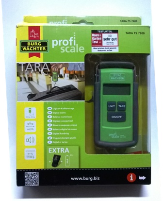 ΗΛΕΚΤΡΟΝΙΚΗ ΖΥΓΑΡΙΑ ΧΕΙΡΟΣ BURG TARA PS 7600 (ΓΕΡΜΑΝΙΑΣ)