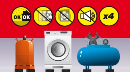 Αντικραδασμικά πέλματα 3104 (σετ 4 τεμαχίων)